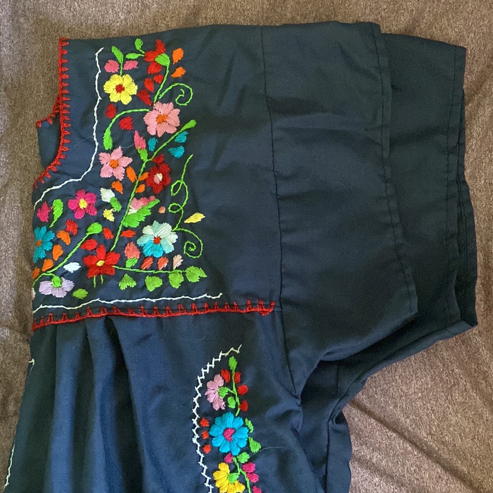 embroidered dress